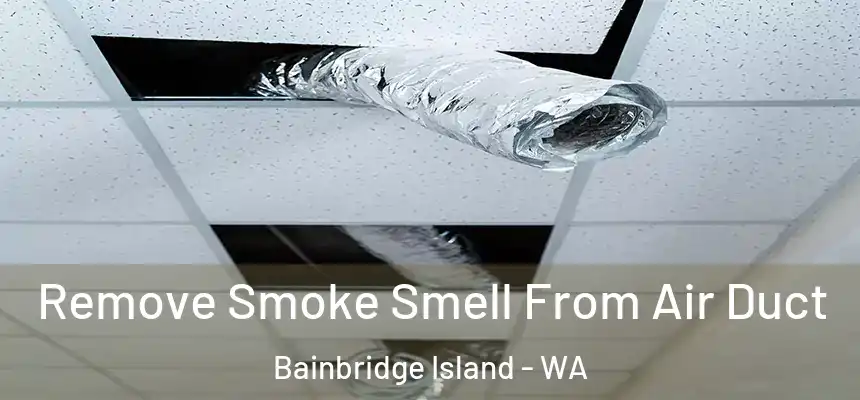  Remove Smoke Smell From Air Duct Bainbridge Island - WA