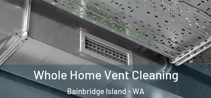 Whole Home Vent Cleaning Bainbridge Island - WA